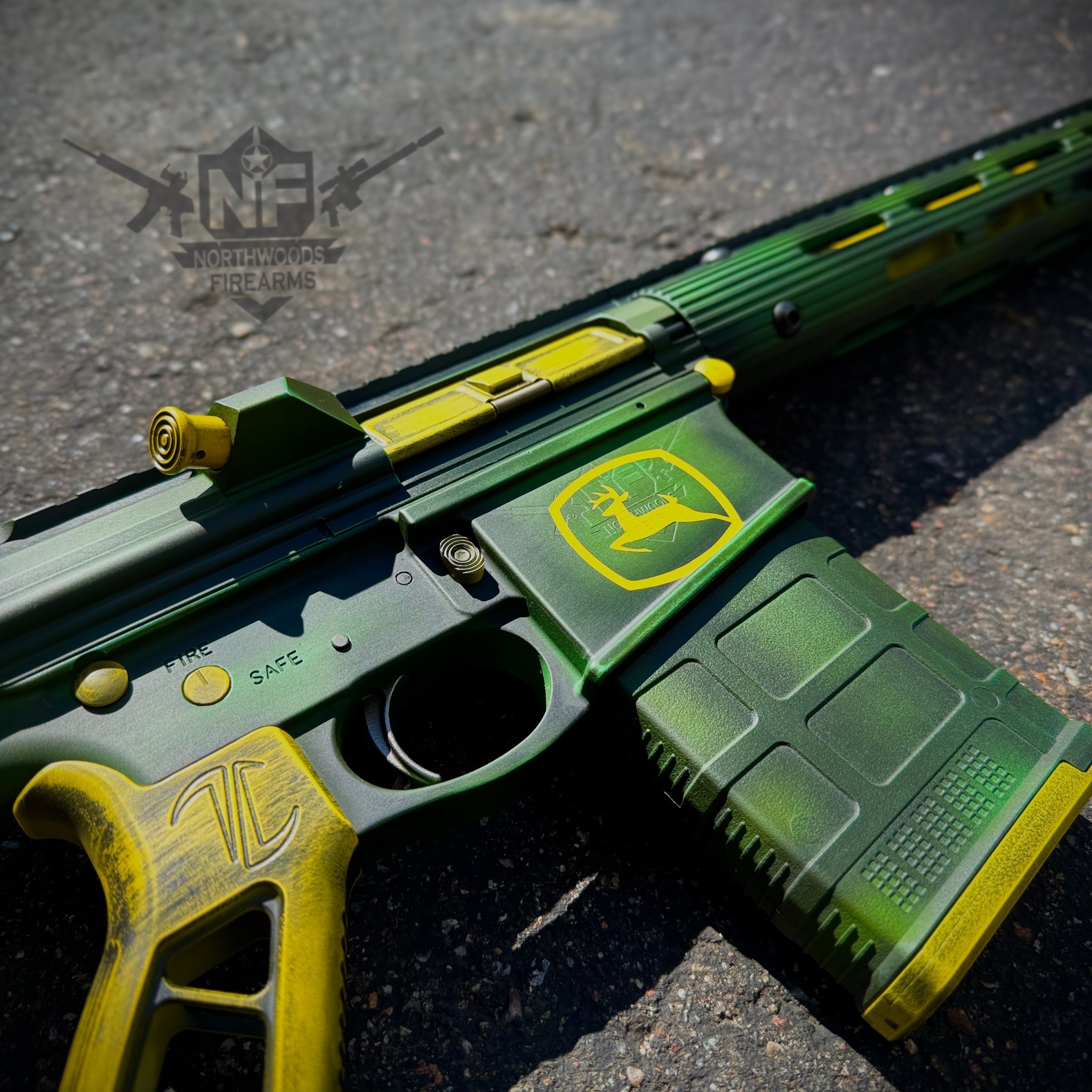 Custom Cerakote firearm finish by Northwoods Firearms