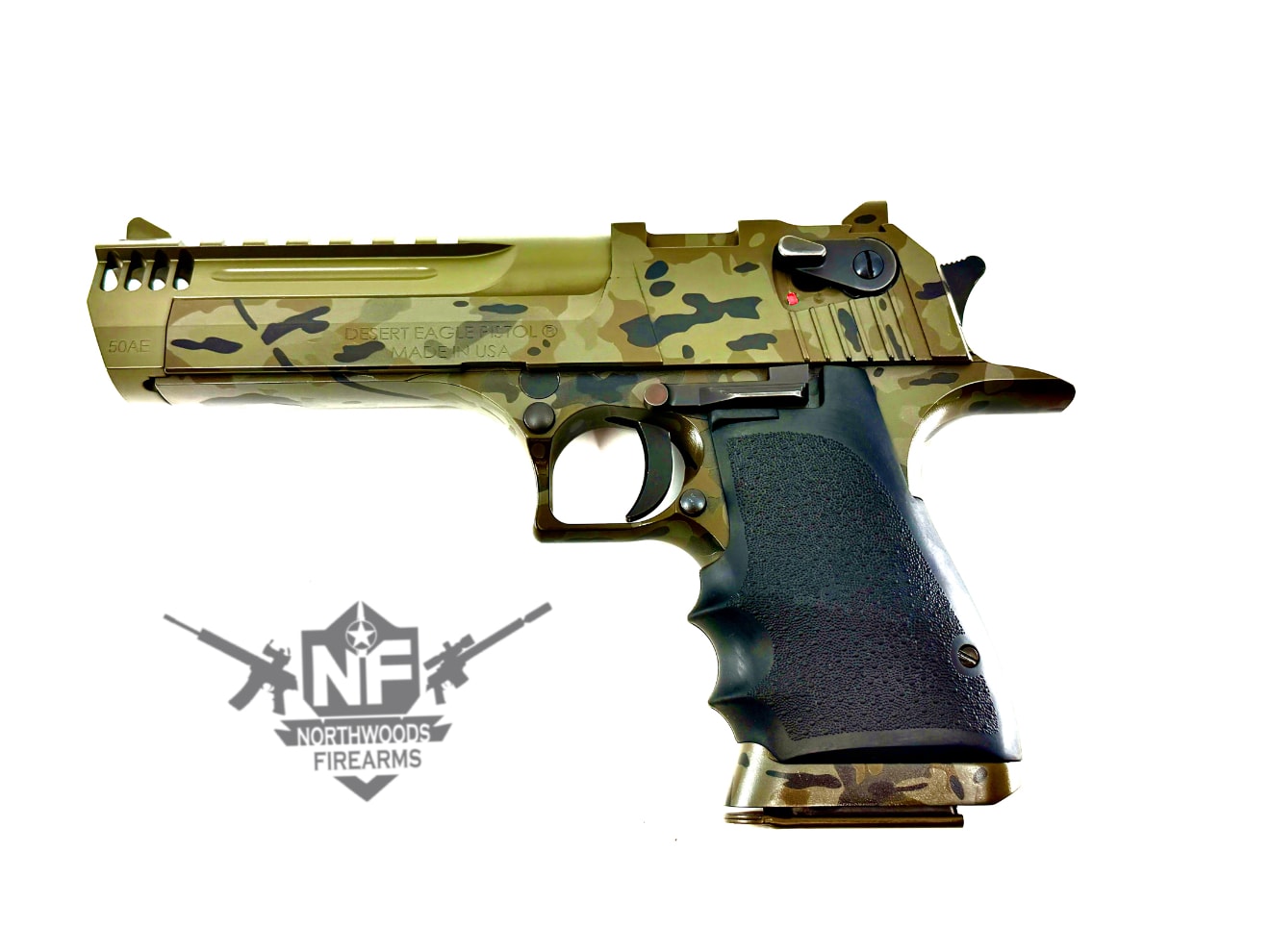 Custom Cerakote job completed by Bobby Connor at Northwoods Firearms