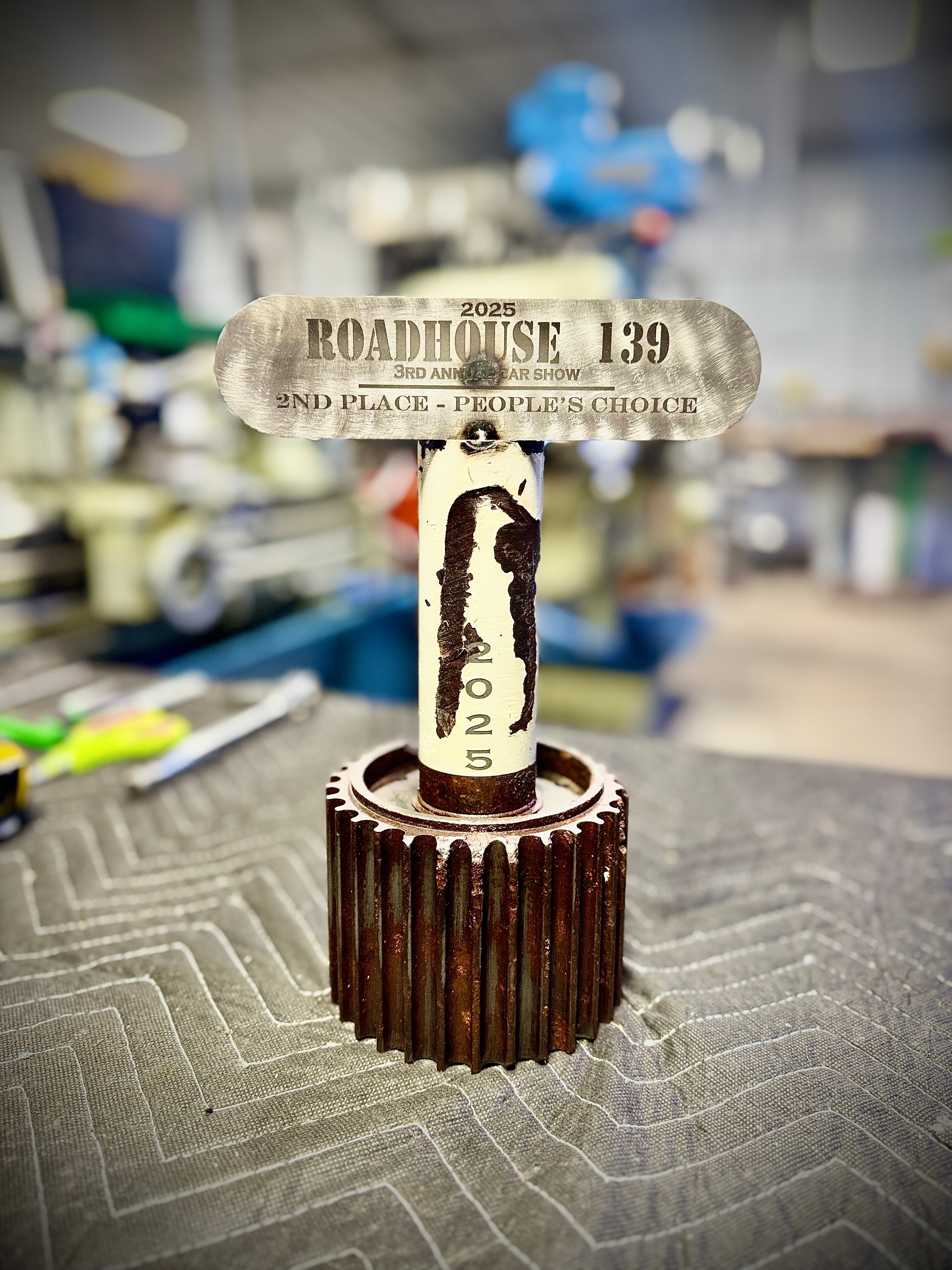 Roadhouse 139 2025 3rd Annual Car Show — 2nd Place People's Choice trophy